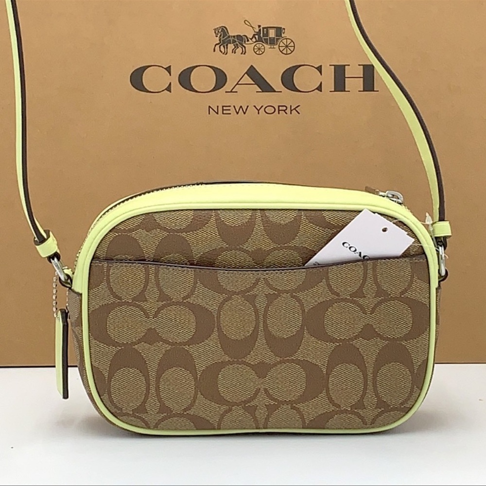 Coach Mini Jamie Camera Bag In Signature Canvas
SV/Khaki/Pale Lime
NWT - Picture 14 of 16